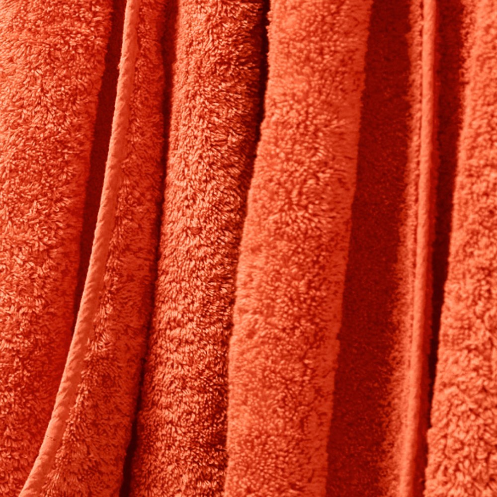 Super Pile Cotton Face Cloth - Orange