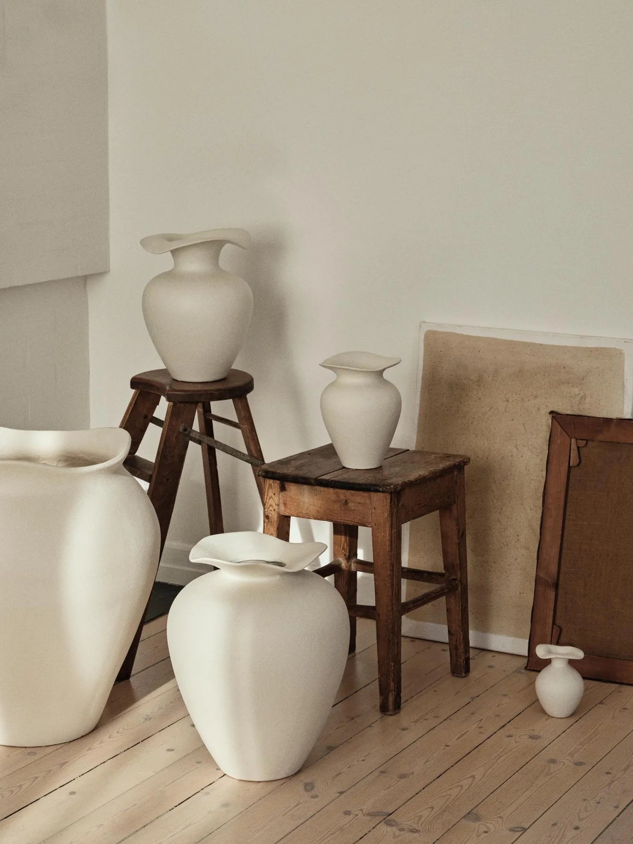 BROSTE Copenhagen Vase Florentina - Small - Off-White - July