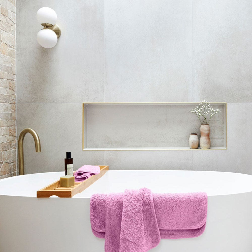 Super Pile Cotton Bathmat - Violet