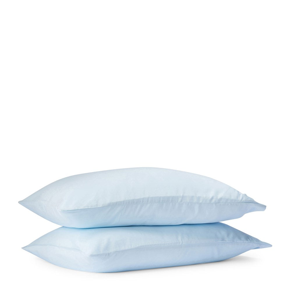 Soft Washed Cotton Pillowcase - Powder