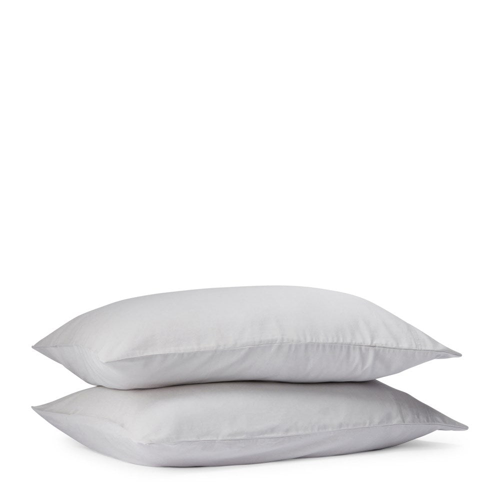 Soft Washed Cotton Pillowcase - Frost