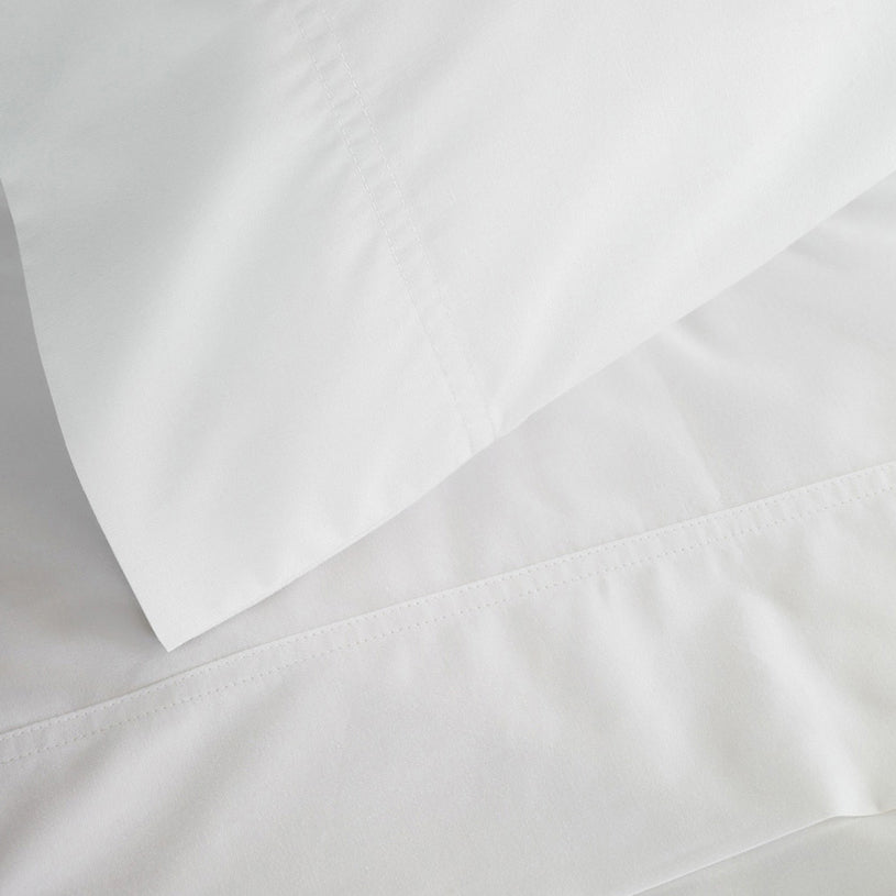 Baksana 310TC Percale Sheet Set - White