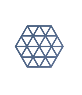 Zone Denmark - Kitchen Zone Kitchen Hexagon Trivet - Denim - 16x14cm