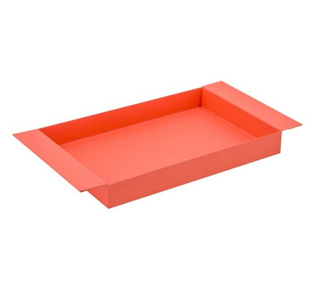 Metal Tray - Coral