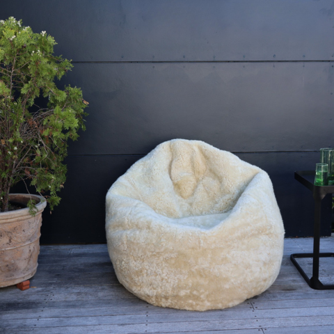 Sheepskin - Bean Bag 85cm x 90cm wide