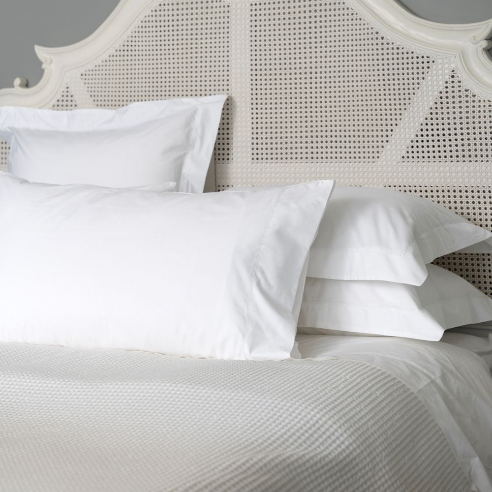 Baksana 500TC Percale Organic Cotton Sheet Separates & Pillowcases - 50cm Drop