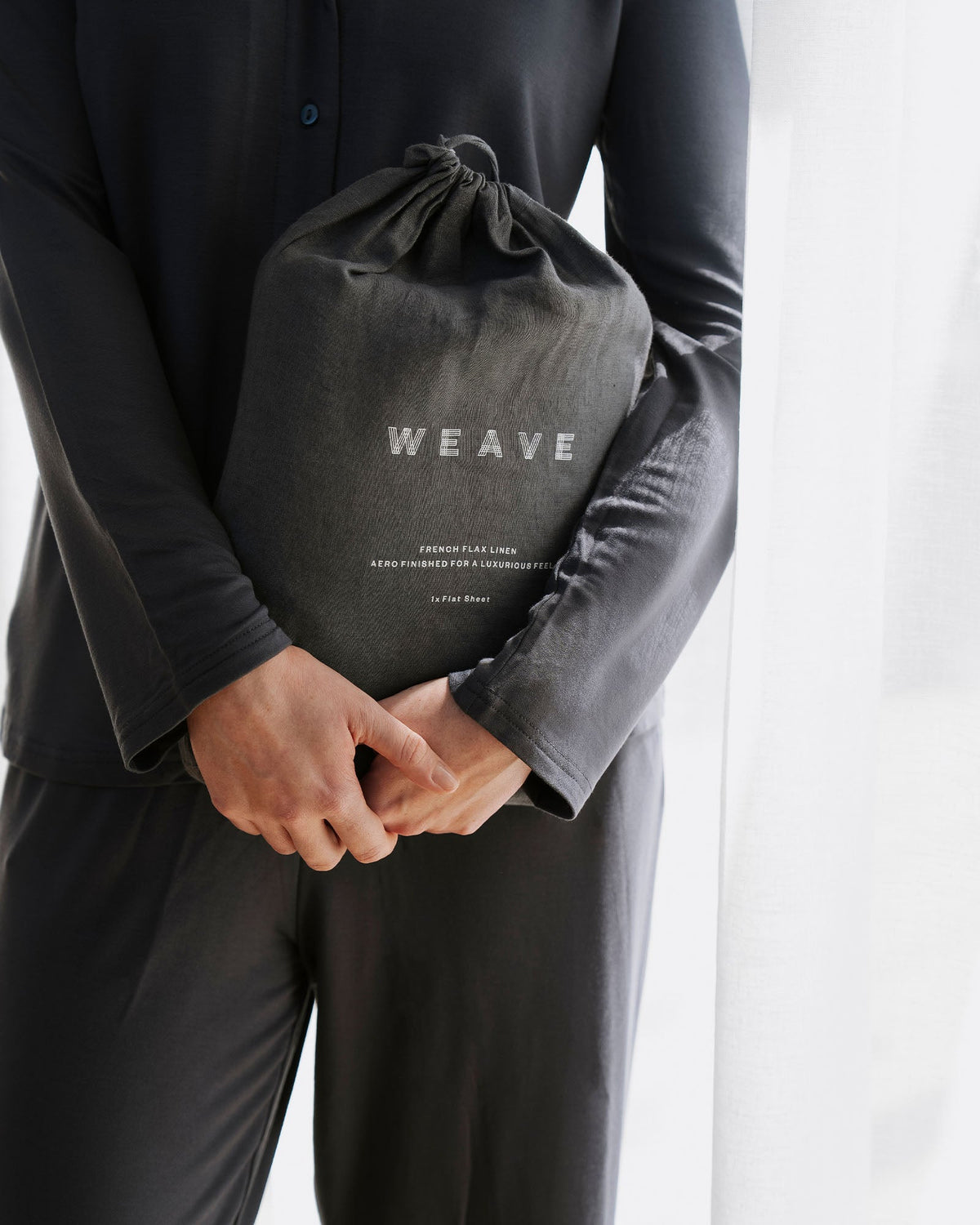 Ravello Quilt Cover Charcoal