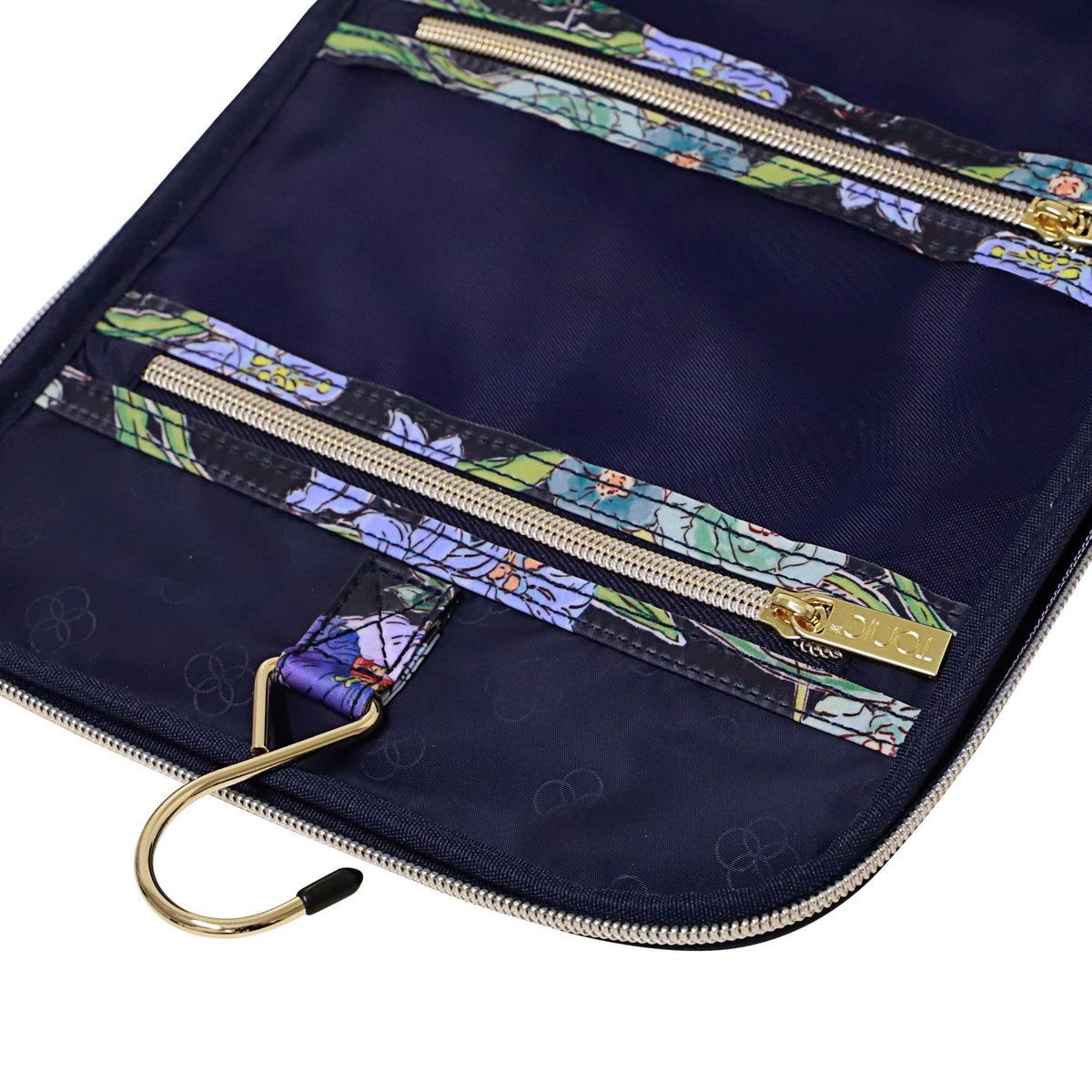 Hanging Cosmetic Bag - Fleur Ink