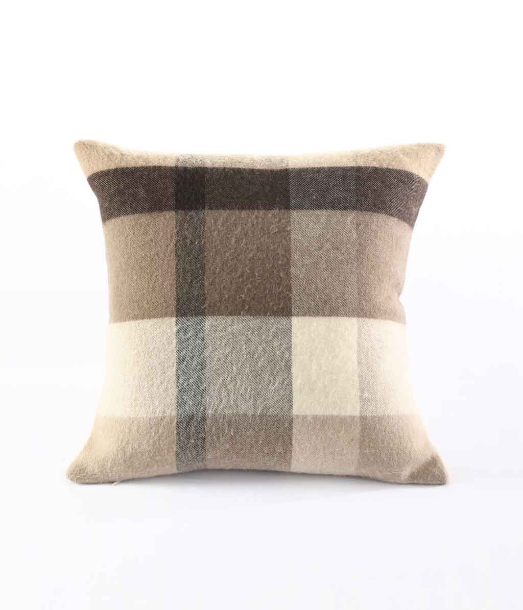 Lodge Lambswool Cushion Cover Mocha