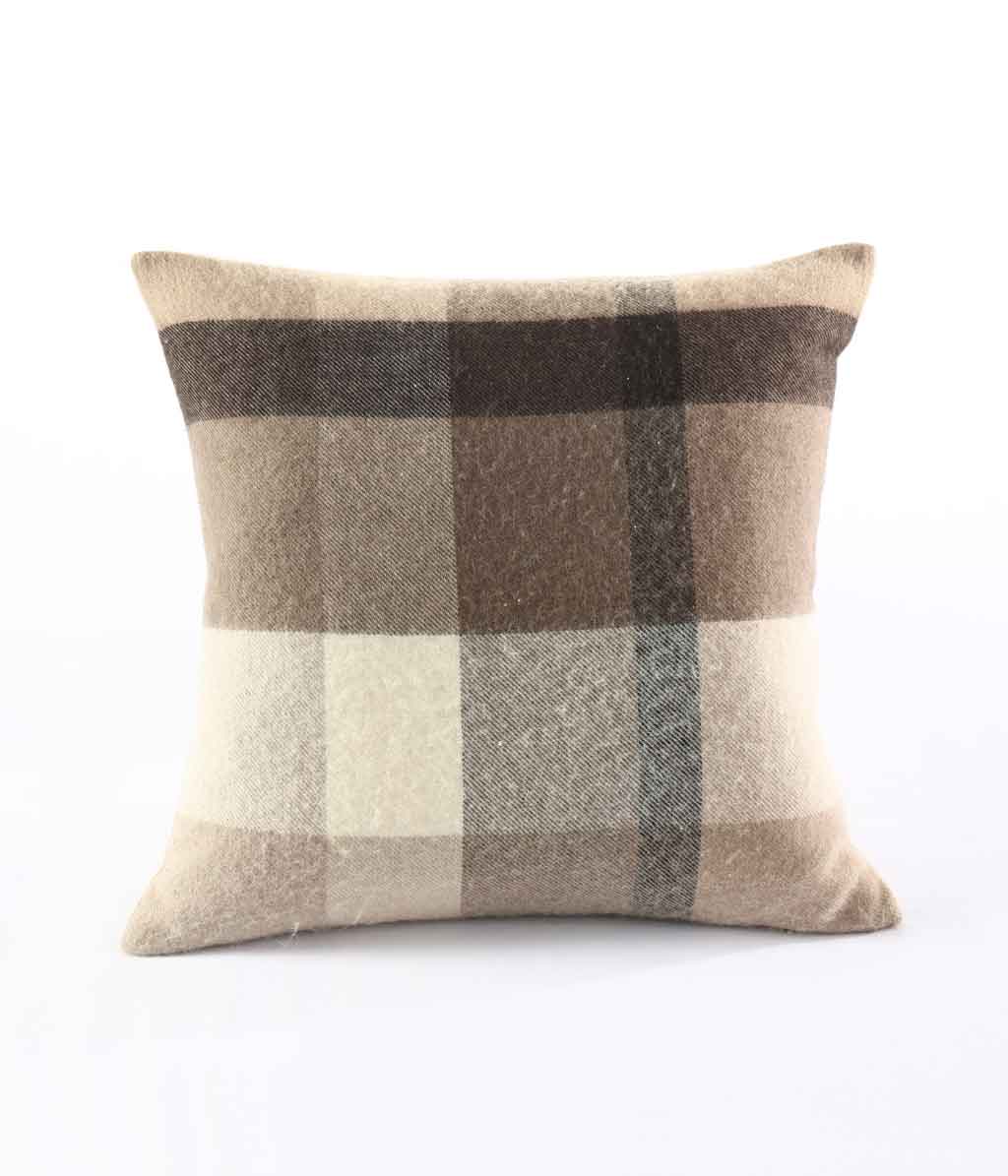 Lodge Lambswool Cushion Cover Mocha