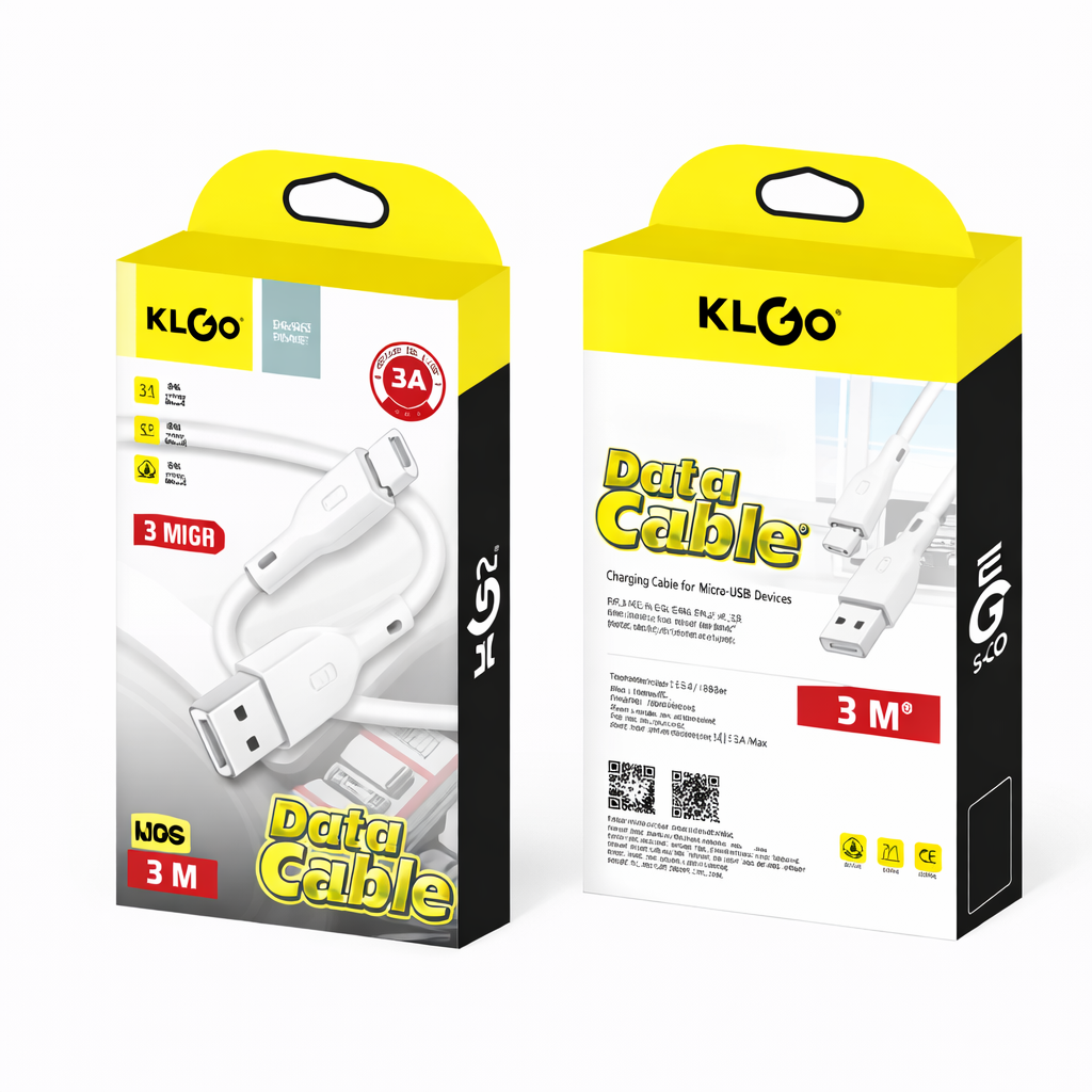 Frankly Cotton Android Fast Charge Cable – 3m