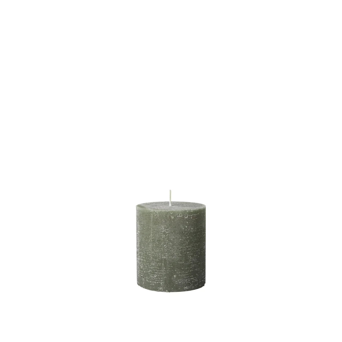 BROSTE Copenhagen Candle Pillar 11cm Tall - Grape Leaf Green
