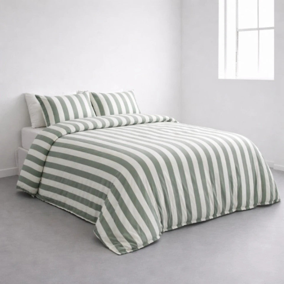 Seneca Bari Stripe - 100% Cotton - Duvet Cover Set or Quilt