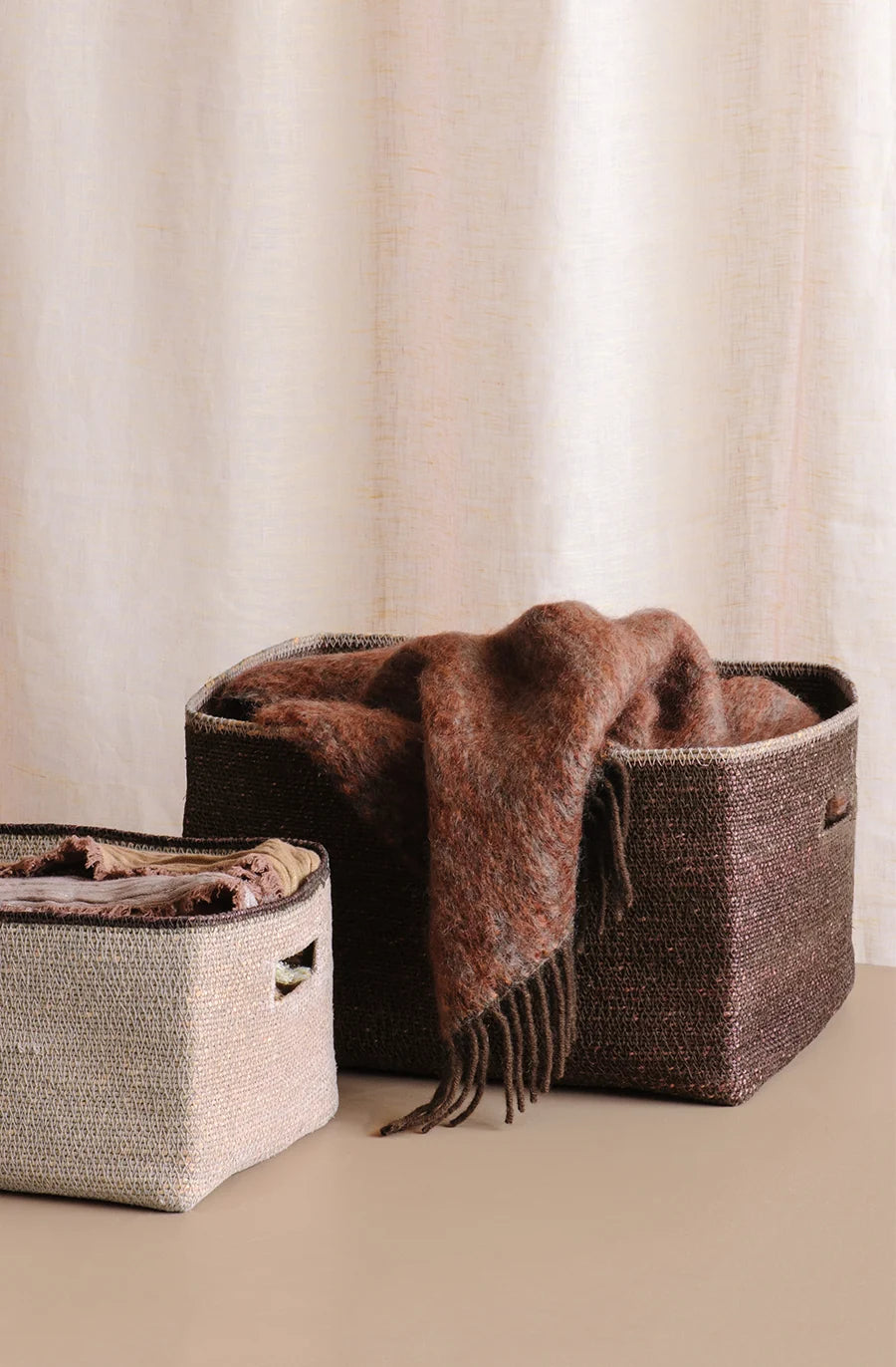 Bianca Lorenne Scatola Antique Rose Basket - Small
