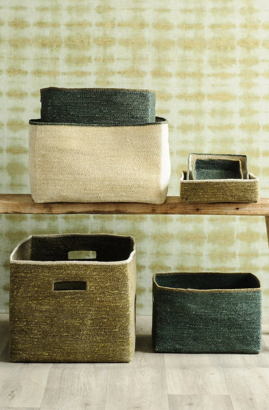 Bianca Lorenne Basso Natural/Forest Basket - Medium