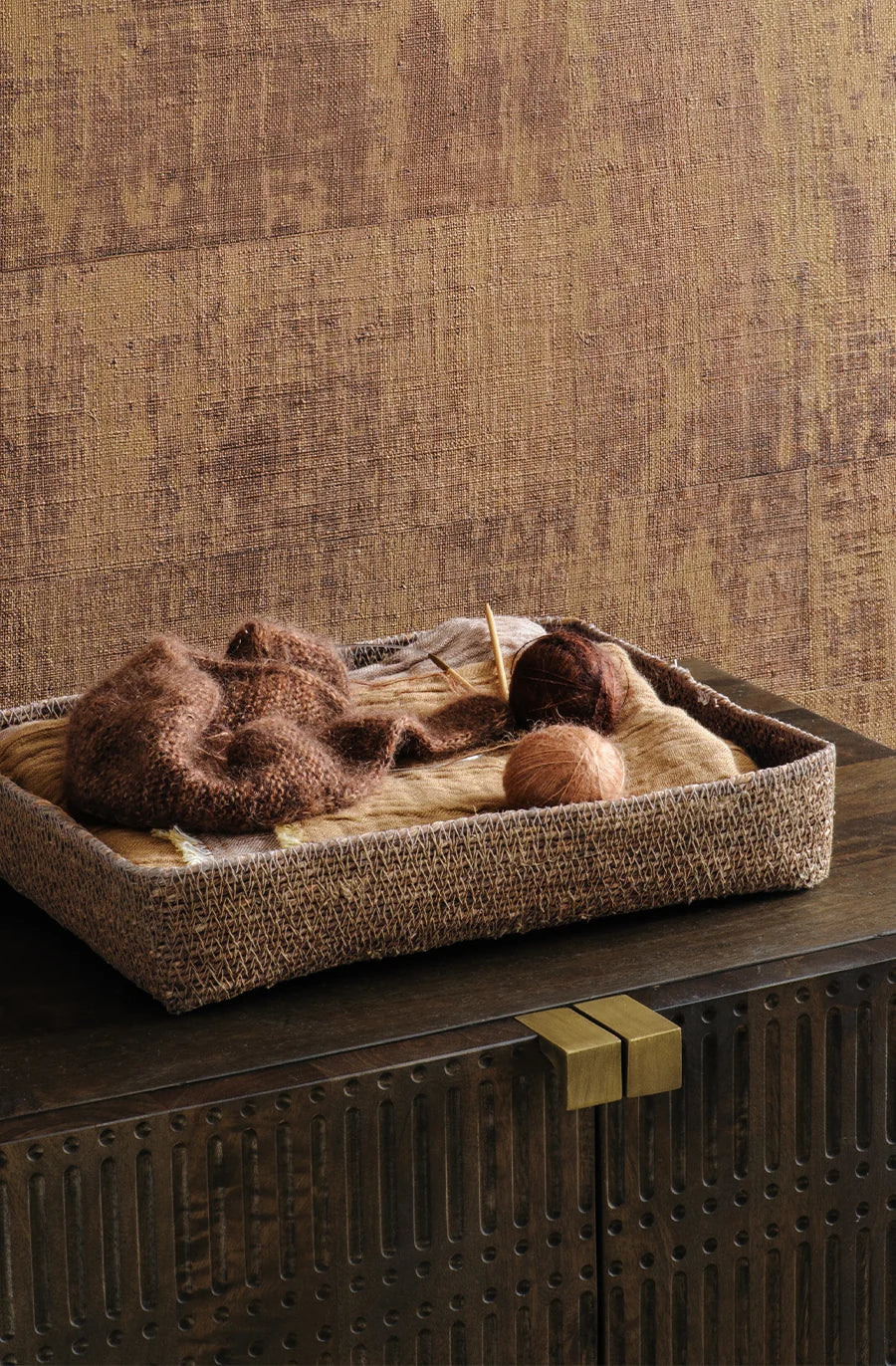 Bianca Lorenne Basso Cacao Basket - Medium W19 x L27 x H5.5cm
