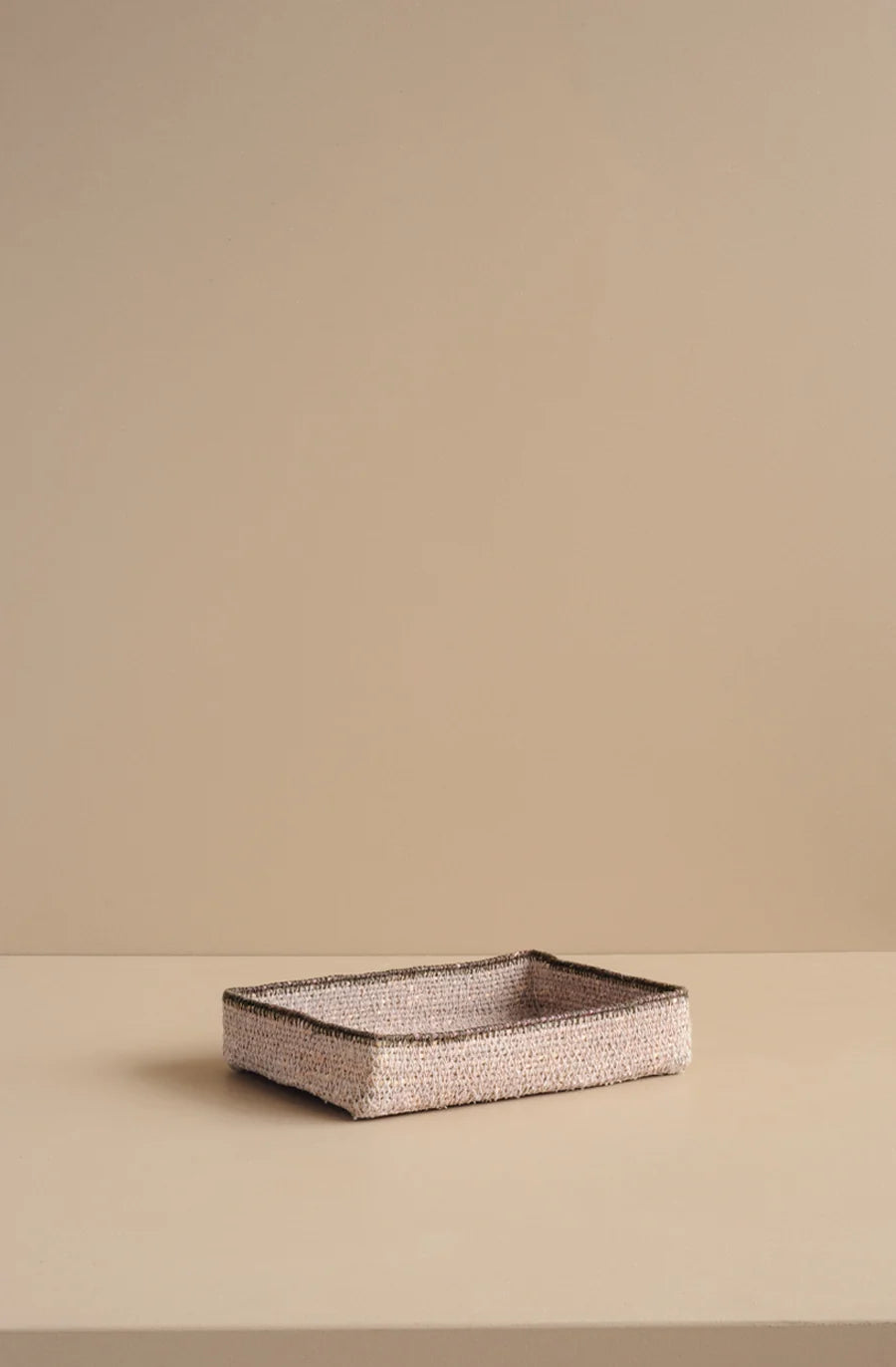Bianca Lorenne Basso Antique Rose Basket - Small 15 x 22 x 4.5cm