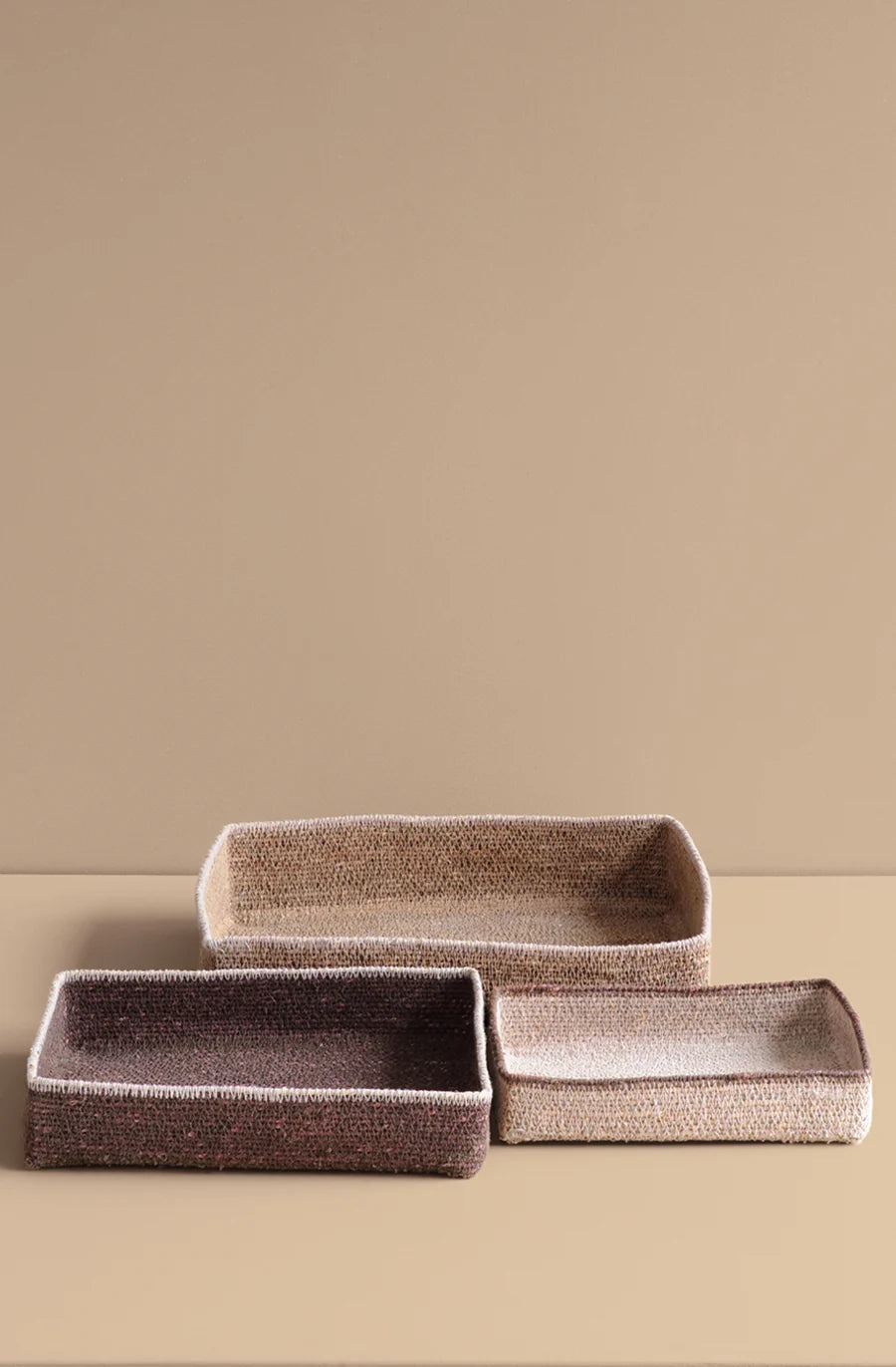 Bianca Lorenne Basso Cacao Basket - Medium W19 x L27 x H5.5cm