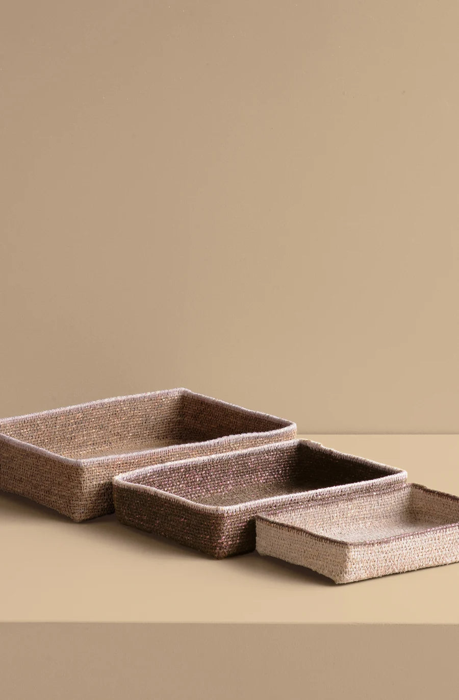 Bianca Lorenne Basso Cacao Basket - Medium W19 x L27 x H5.5cm