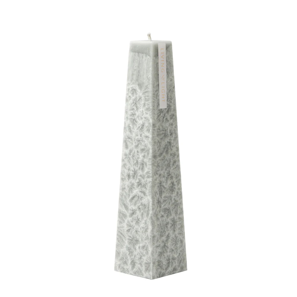 Icicle Candles Black Iris - Grey - NZ Made - Plant & Beeswax