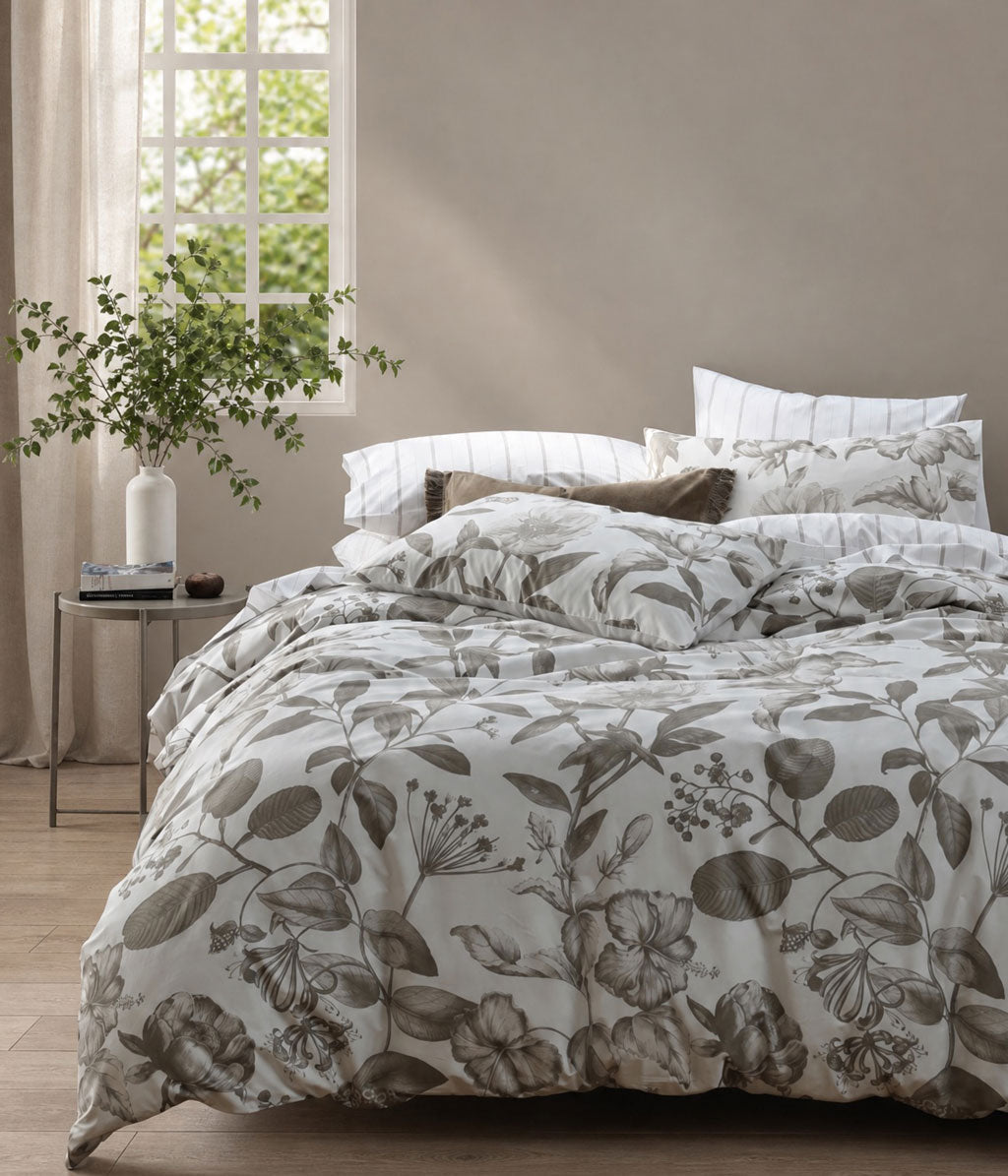 Botanical Duvet Set - Natural