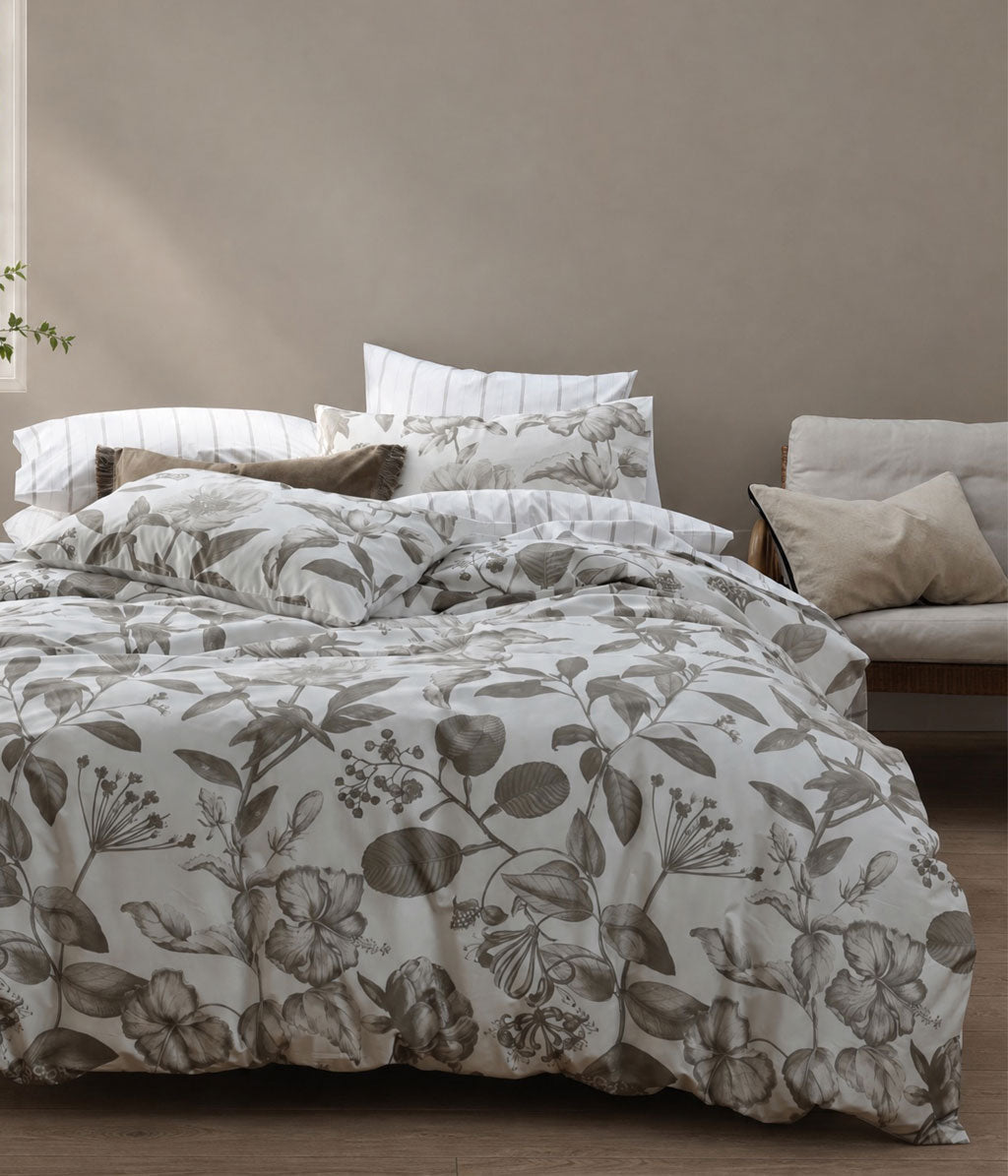 Botanical Duvet Set - Natural