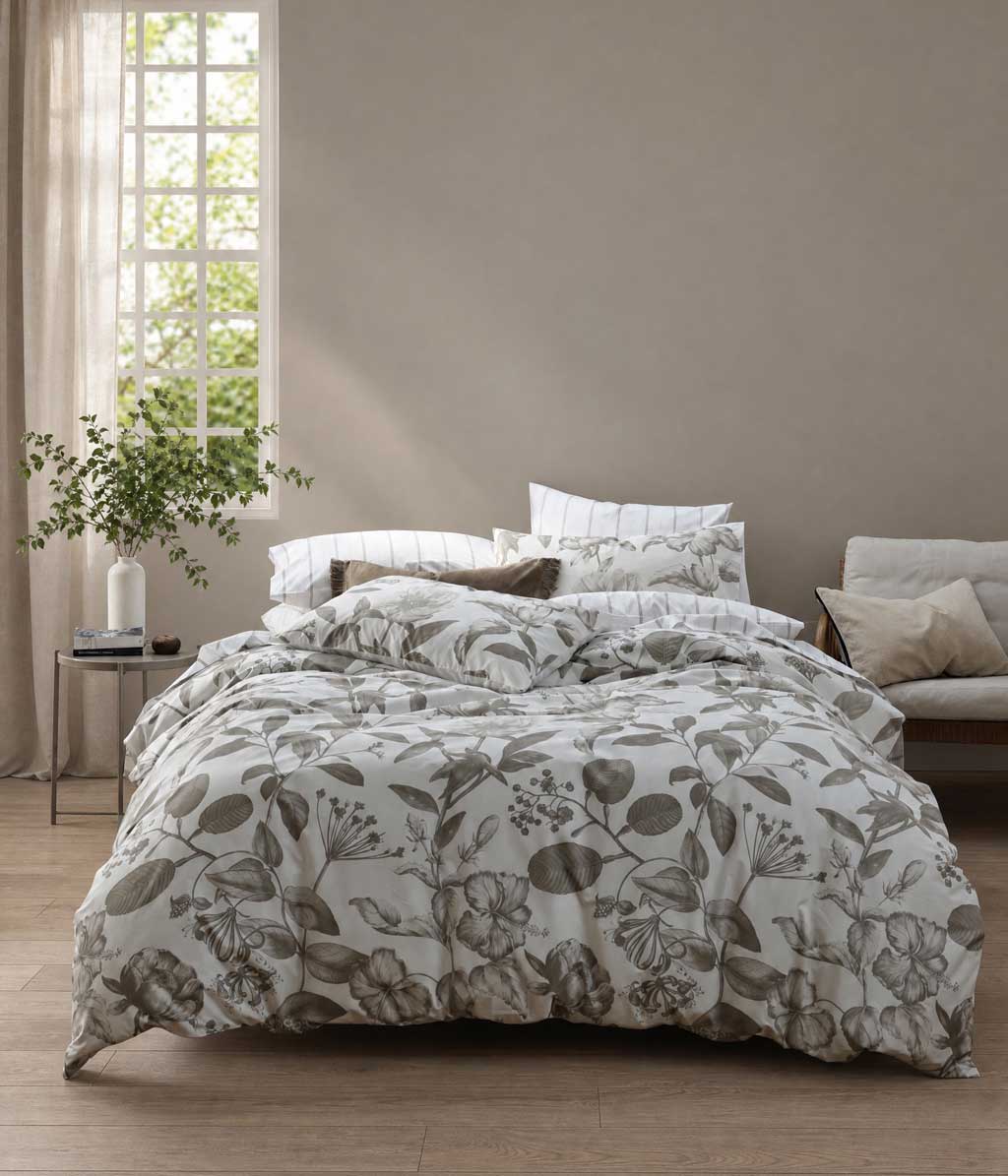 Botanical Duvet Set - Natural