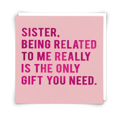Redback Cards - Sister Gift
