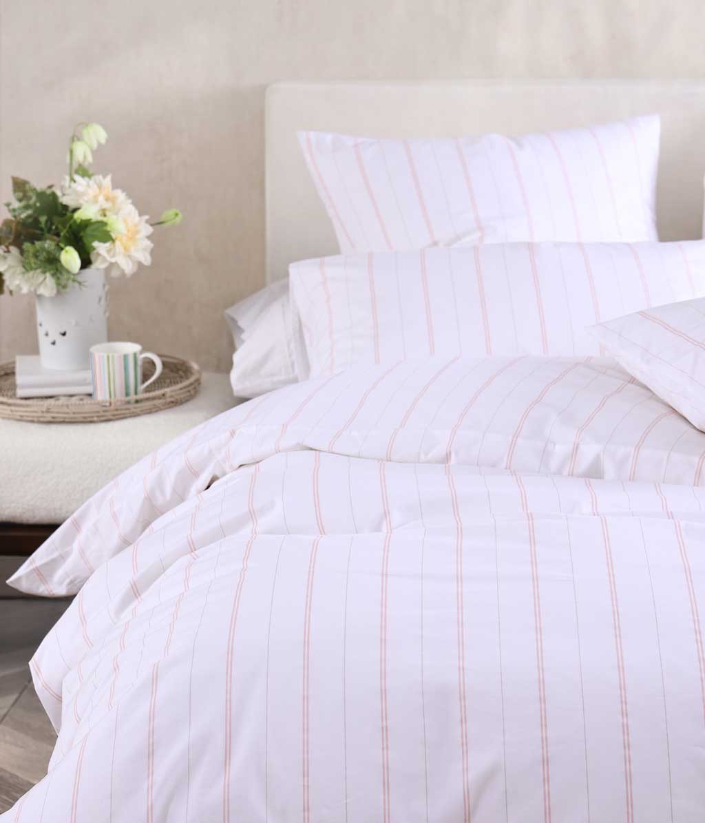 MM Linen Cape Duvet Set - Pink