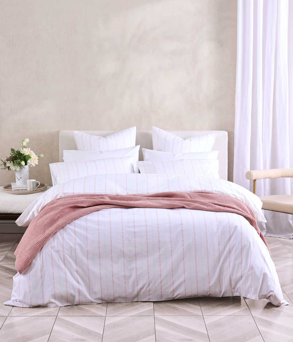 MM Linen Cape Duvet Set - Pink