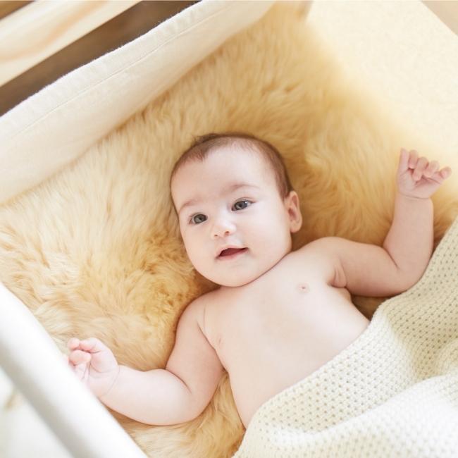 Sheepskin - Bassinet Underlay - 84 x 40cm