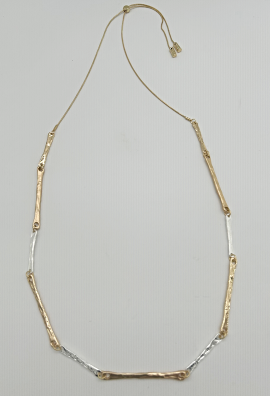 Beau DN350 Beaten Twig Long Necklace