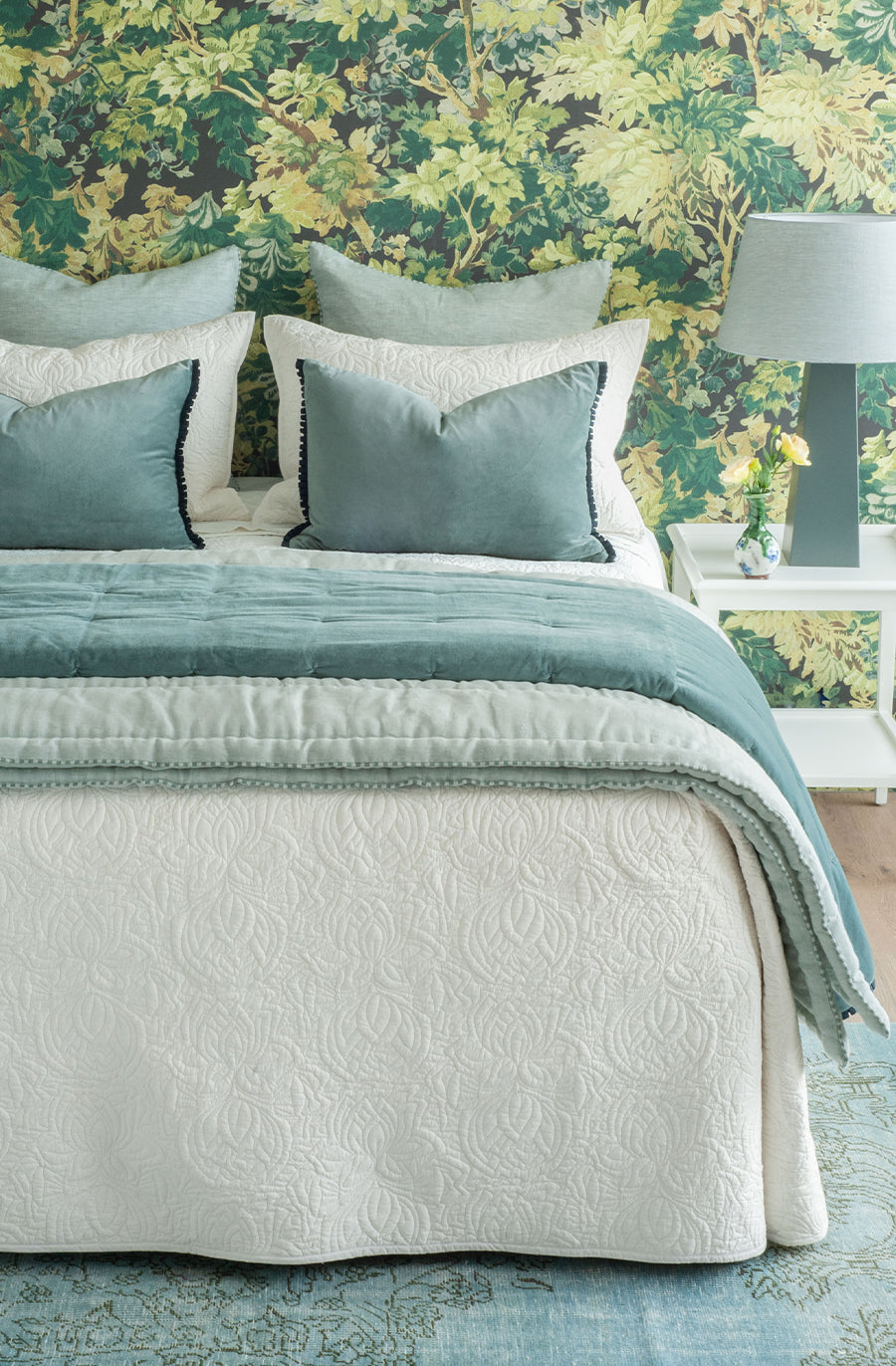 Plissado Duck Egg Comforter