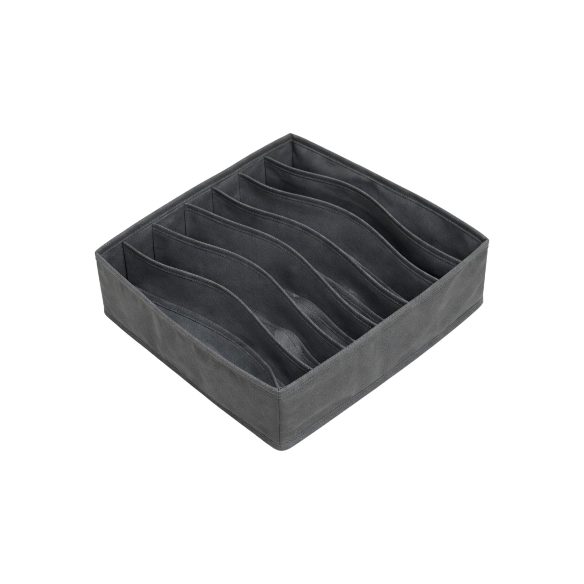 Frankly Cotton Fabric Drawer Organiser – Charcoal