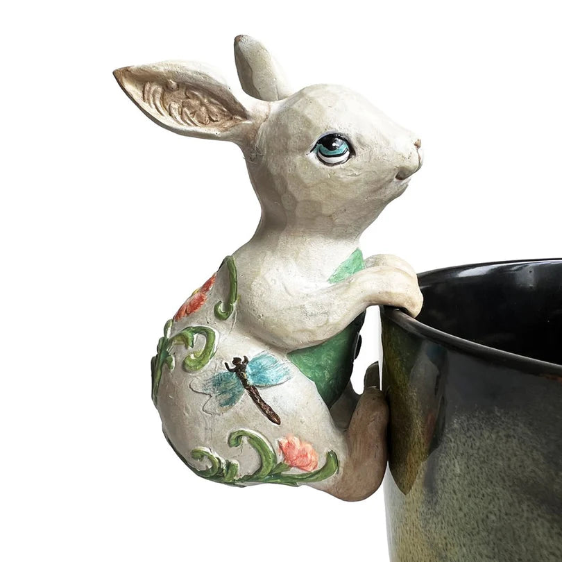 Rabbit Hanging - Rim - Flower Power Rabbit