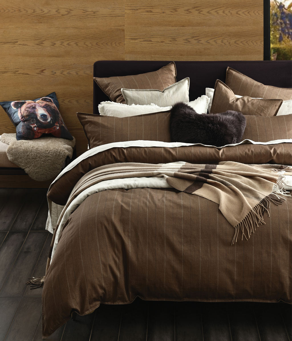 Hedge Duvet Set Chestnut