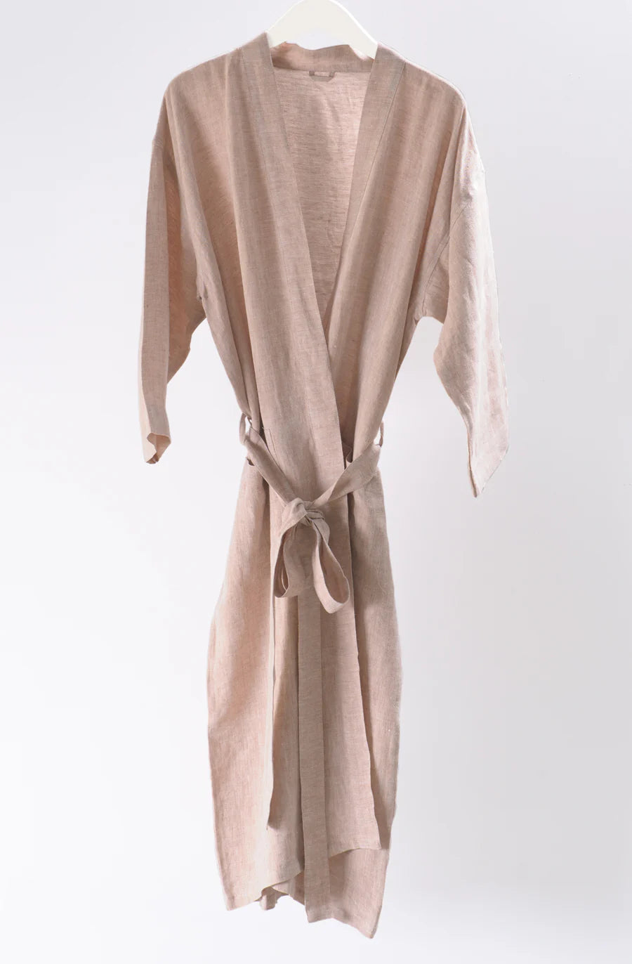 Bianca Lorenne Kaiyu Pink Clay Housecoat - Soft Cotton Linen Blend