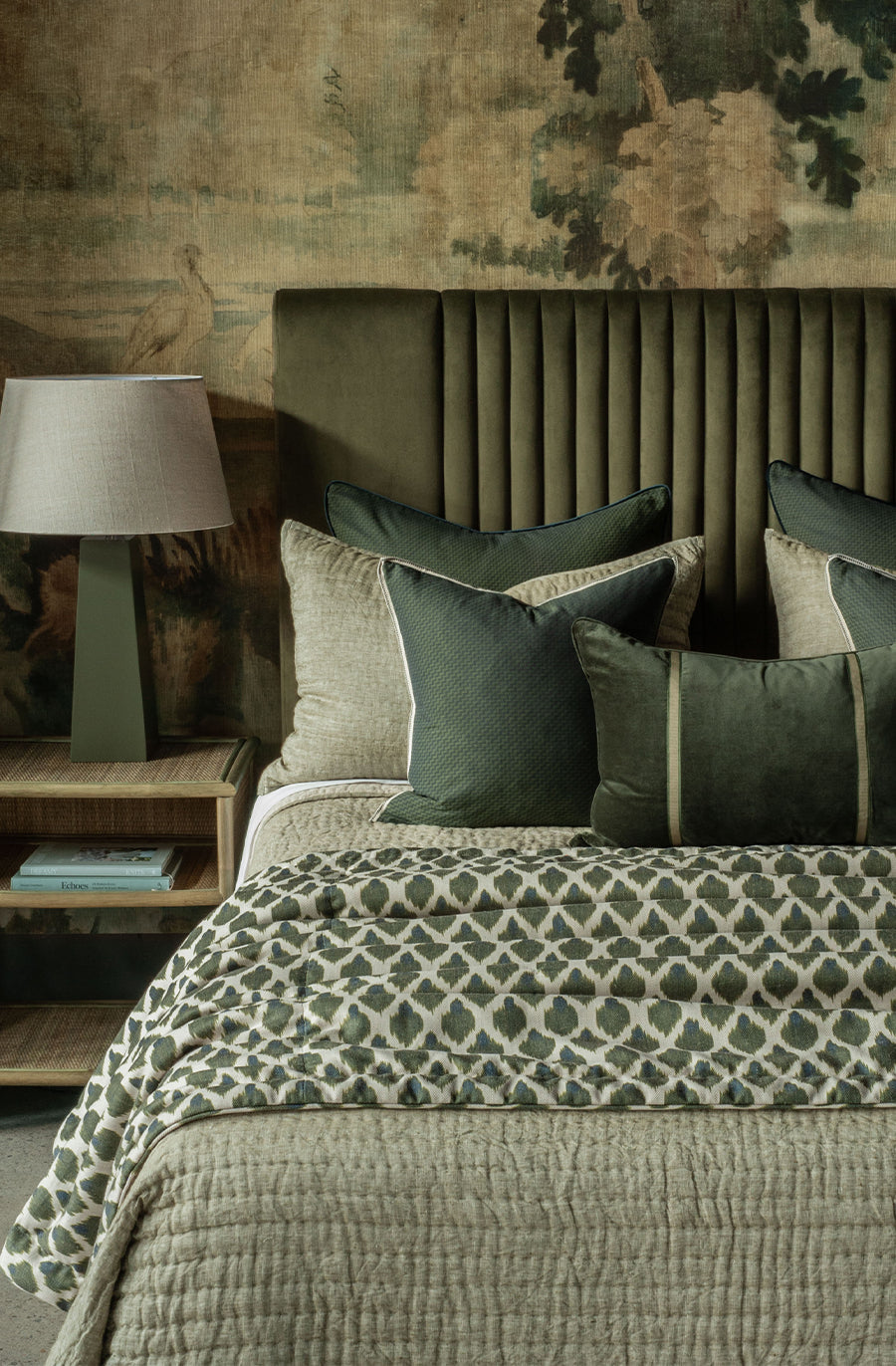 Kasumi Verde/Teal Comforter