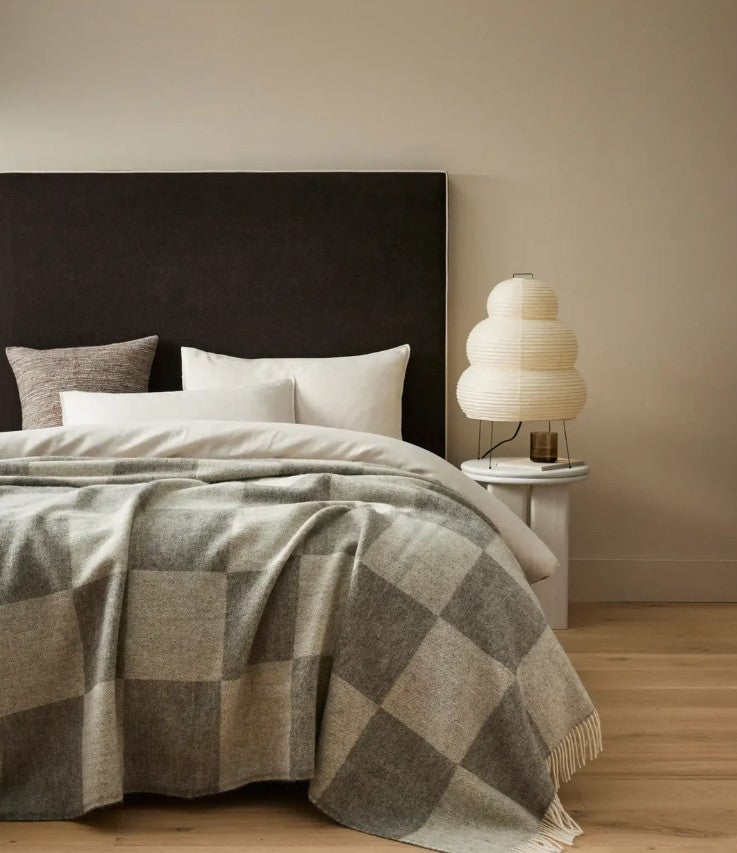 Weave Lake Hayes Throw - Ash - Pre Order for June