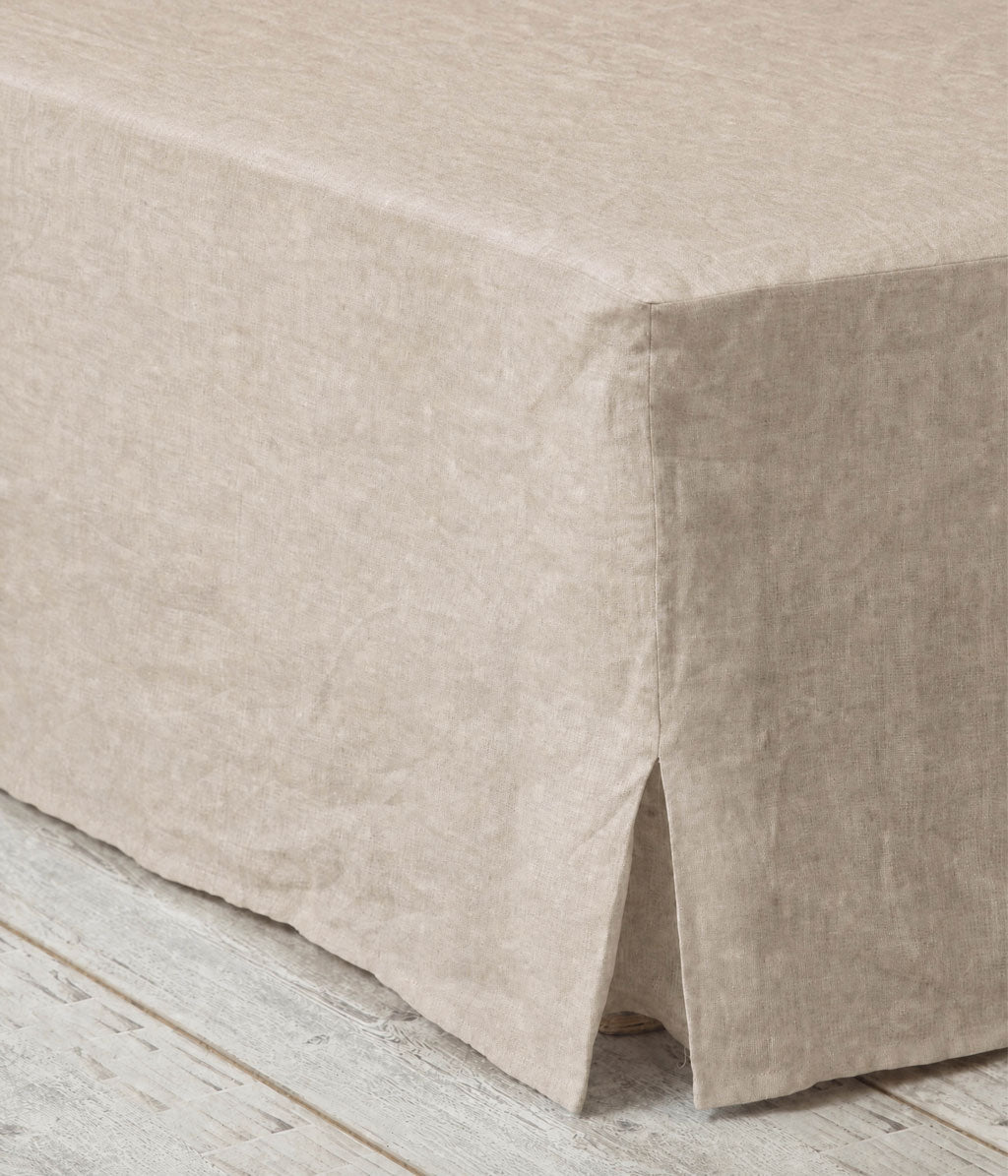 Laundered Linen Valance Natural