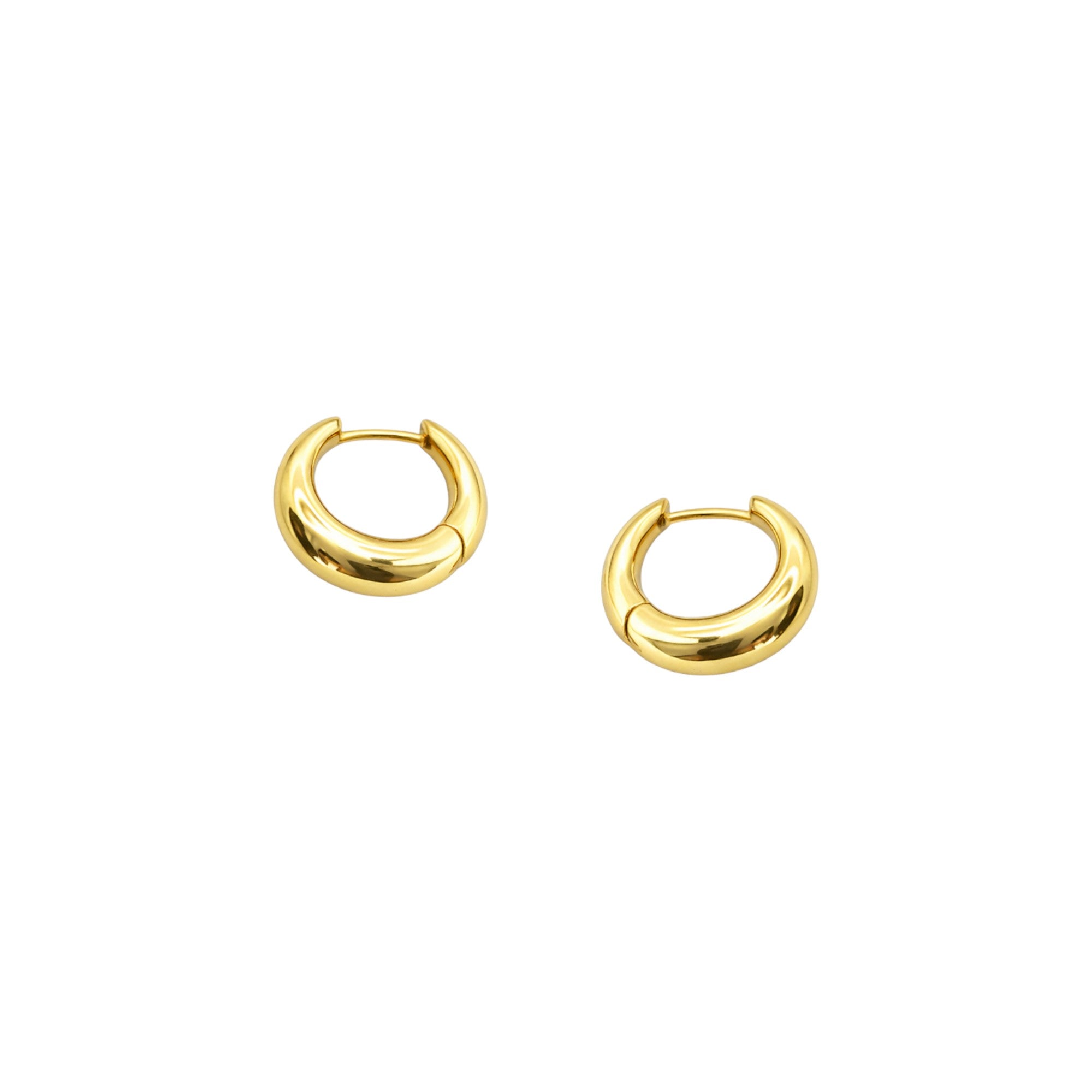 Beau EE051 Luna Gold Hoop Earrings
