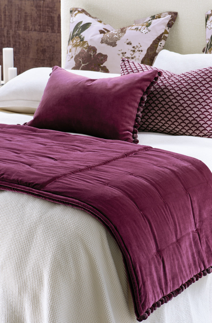 Sottobosco Ivory Bedspread