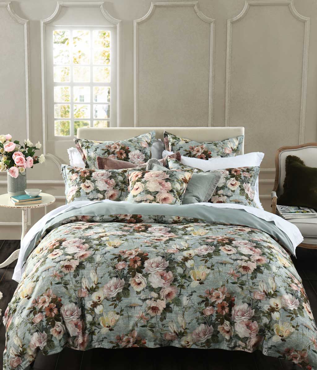 MM Linen Sateen Cotton Duvet Set - Odile