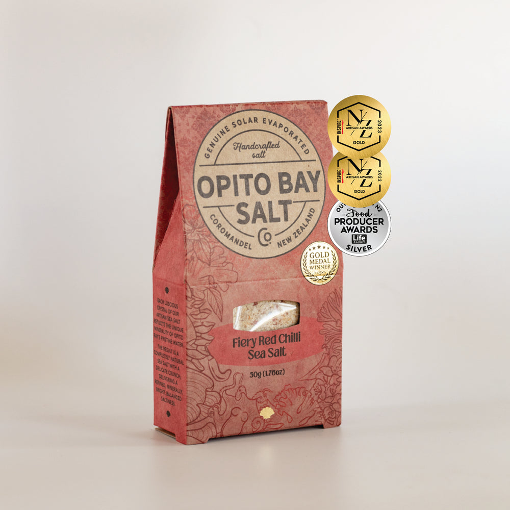 Orpito Bay NEW Coromandel NZ Friery Red Chilli Sea Salt 50g