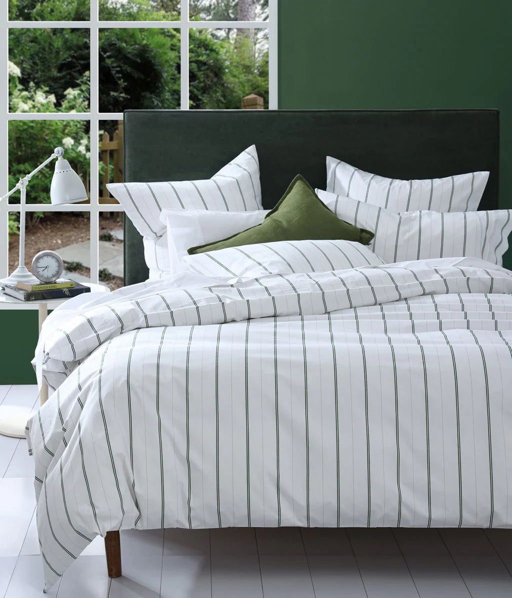 MM Linen Cape Duvet Set - Leaf