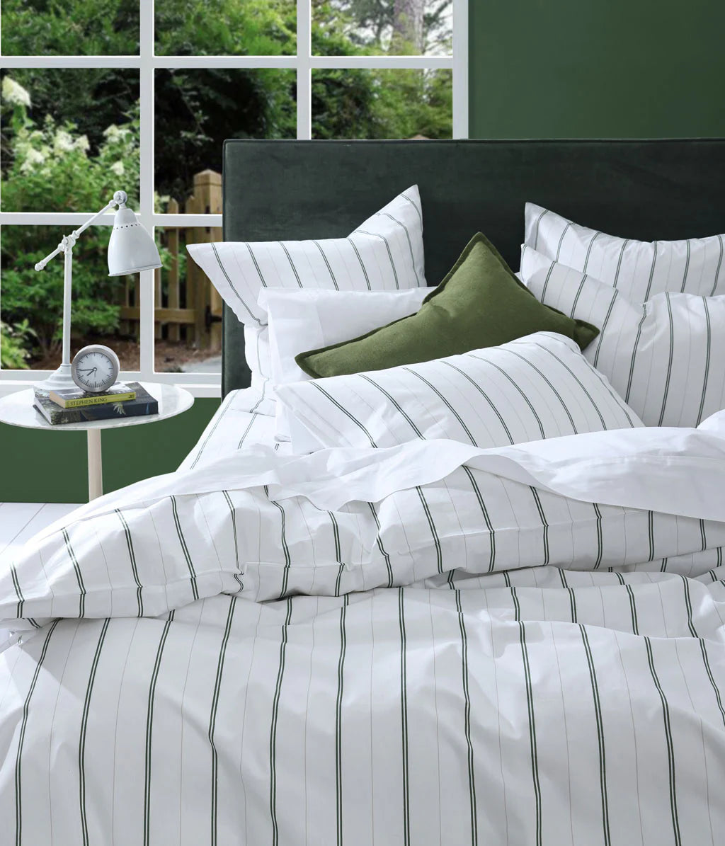 MM Linen Cape Duvet Set - Leaf