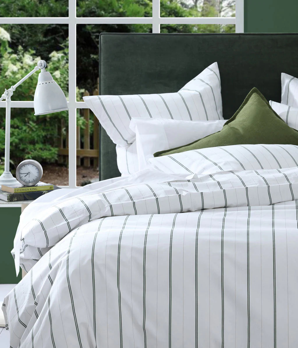 MM Linen Cape Duvet Set - Leaf
