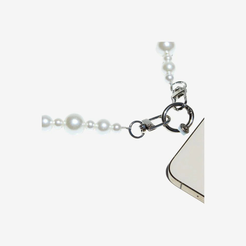 Lanyard Cross Body Chain - Pearl