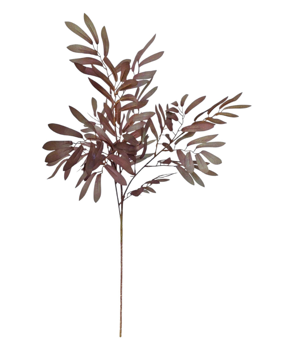 Ruscus Leaf Spray – Burgundy