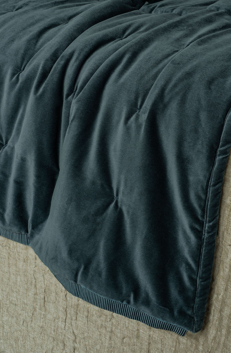 Riga Prussian Blue Comforter